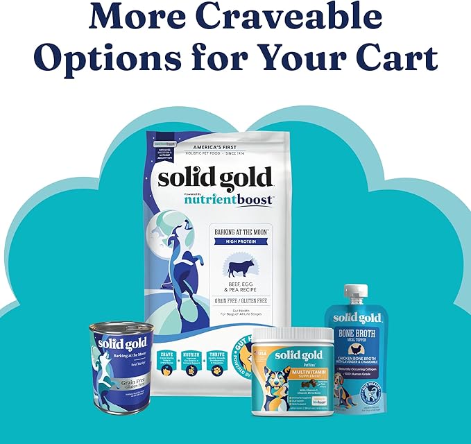 Solid Gold Food Toppers for Picky Dogs - Real Chicken Meatball Topper - 3 Pack Healthy Dog Treats - High Protein Soft Dog Treats to Serve w/Dry Dog Food or Wet Dog Food or as Dog Snacks
