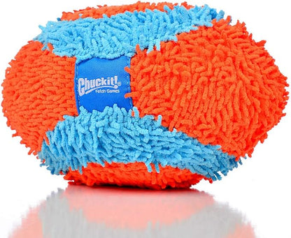 Chuckit! Indoor Fetch Fumbler Dog Toy (9.5 Inch), Orange and Blue