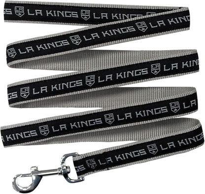 Pets First NHL Los Angeles Kings Leash for Dogs & Cats, Medium. - Walk Cute & Stylish! The Ultimate Hockey Fan Leash!, medium (4 ft long x 0.62 in width) (KNG-3031-MD)
