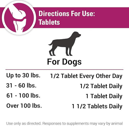 Vet Classics Re-Flex Ultra Extra-Strength Joint Support Dog Supplement – Includes MSM, Creatine, Glucosamine, Green Lipped Mussel – Supports Healthy Dog Joints – Chewable Tablets 120 Ct.