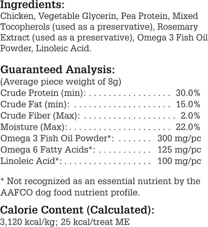 Loving Pets Activpetz Chicken Jerky Skin & Coat Formula Dog Treat, 7 Oz