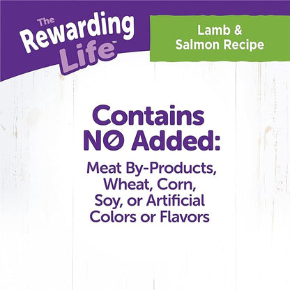 Wellness Rewarding Life Grain-Free Soft Dog Treats, Made in USA with Healthy Ingredients, Ideal for Training (Lamb & Salmon, 6-Ounce Bag)