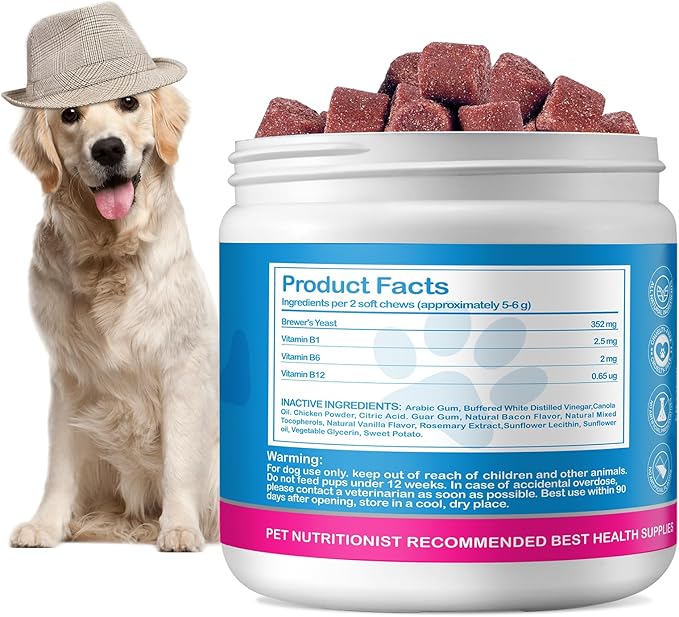 Flea & Tick Prevention for Dogs Chewable, 120 Flea and Tick Supplement for Dogs, Dog Flea & Tick Control Supplement, Flea and Tick Chews for Dogs, Oral Flea Pills for All Dogs
