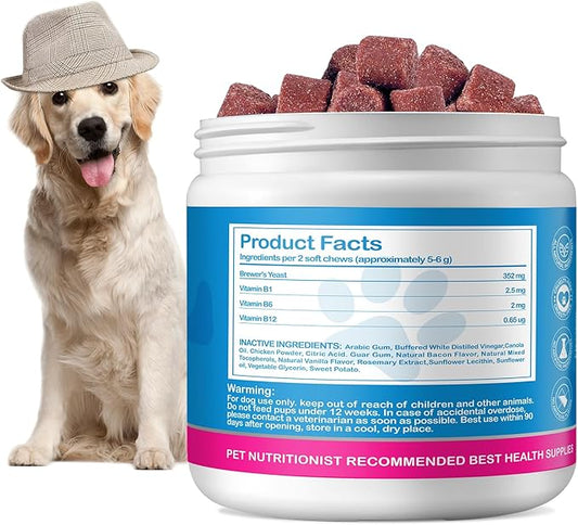 Flea & Tick Prevention for Dogs Chewable, 120 Flea and Tick Supplement for Dogs, Dog Flea & Tick Control Supplement, Flea and Tick Chews for Dogs, Oral Flea Pills for All Dogs
