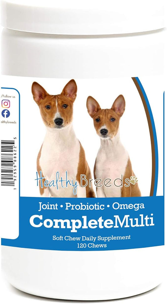 Healthy Breeds Basenji All in One Multivitamin Soft Chew 120 Count