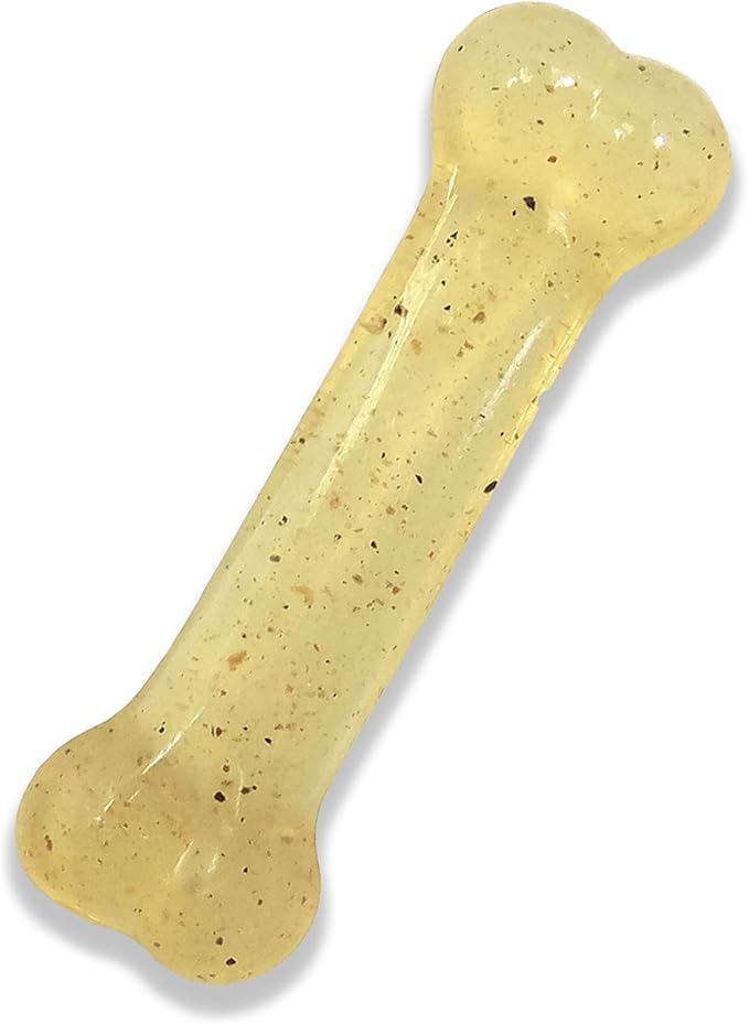 Nylabone Flex Chew Moderate Dog Chew Toy Bone, Chicken Flavor, Small/Regular (1 Count)
