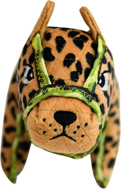 Outward Hound Xtreme Seamz Leopard Squeaky Dog Toy - Reinforced Dense Stuffing Plush Toy