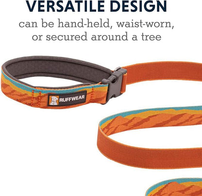 Ruffwear, Flat Out Dog Leash, Adjustable Lead with Padded Handle, Fall Mountains