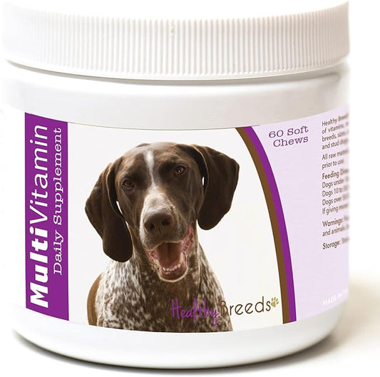 Healthy Breeds German Shorthaired Pointer Multi-Vitamin Soft Chews 60 Count