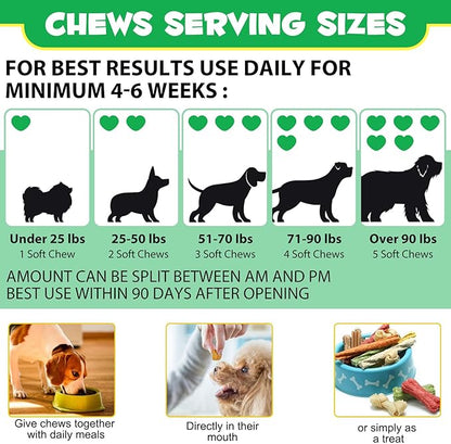 120 Chews Probiotics for Dogs