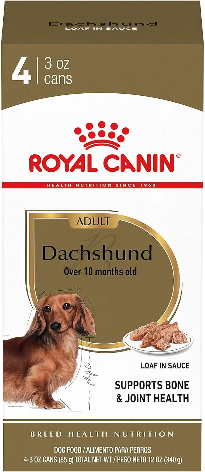 Royal Canin Dachshund Adult Breed Specific Wet Dog Food, 3 oz. can