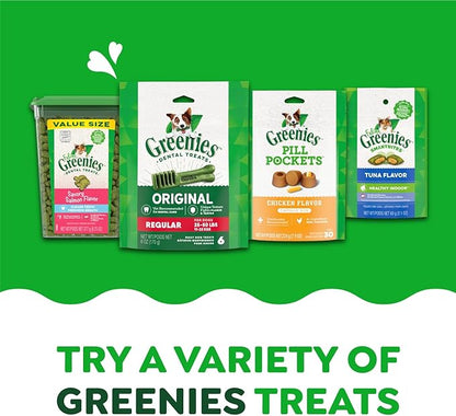 Greenies Original Petite Natural Dental Care Dog Treats, 72 oz. Pack (120 Treats)