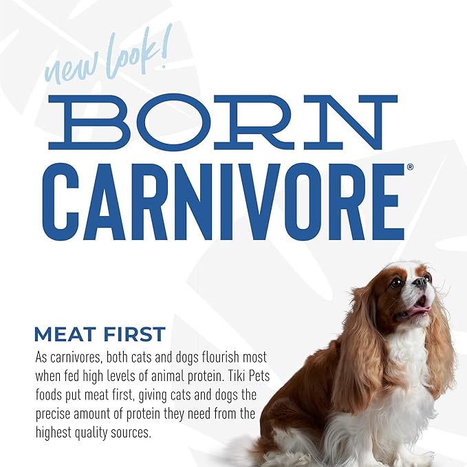 Tiki Dog Born Carnivore Baby for Dogs, Chicken, Peas and Lentils Recipe, Grain-Free Dry Dog Food Baked with Fresh Meat & Superfoods, For Puppies 5 weeks and older, 3.5 lbs. Bag - SKU 10864