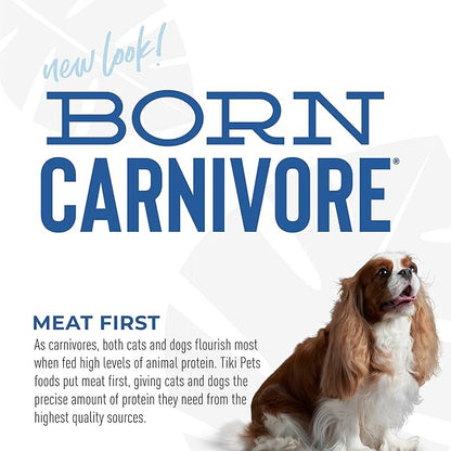 Tiki Dog Born Carnivore Baby for Dogs, Chicken, Peas and Lentils Recipe, Grain-Free Dry Dog Food Baked with Fresh Meat & Superfoods, For Puppies 5 weeks and older, 3.5 lbs. Bag - SKU 10864