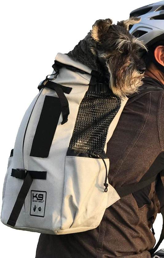 K9 Sport Sack | Dog Carrier Adjustable Backpack (Medium, Air 2 - Charcoal Grey)
