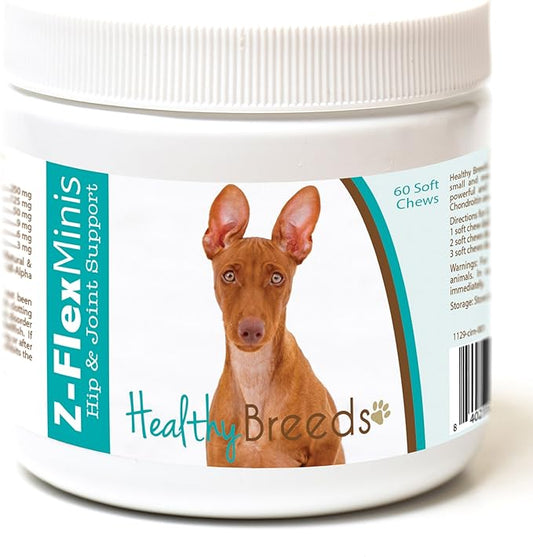 Healthy Breeds Cirnechi dell'Etna Z-Flex Minis Hip and Joint Support Soft Chews 60 Count