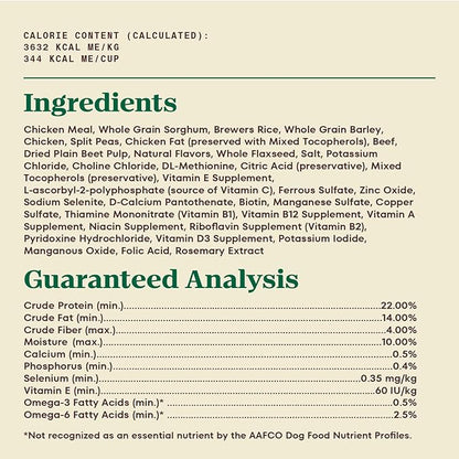 Nutro Max Adult Recipe Dry Dog Food With Farm Raised Beef, 25 LB Bag