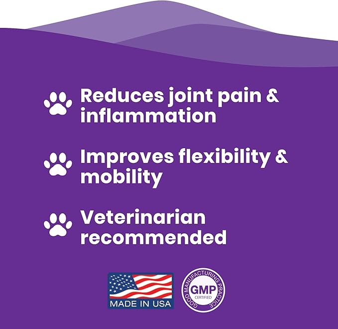 All Natural Glucosamine for Dogs - 260mg Glucosamine for Small Dogs - Liquid Dog Joint Supplement & Dog Glucosamine - Safe Joint Supplement for Dogs