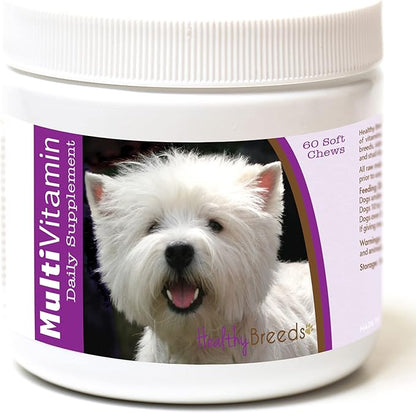Healthy Breeds West Highland White Terrier Multi-Vitamin Soft Chews 60 Count