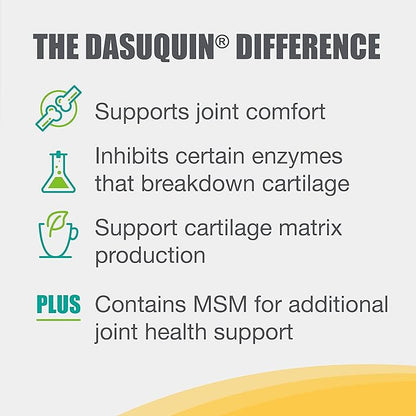 Nutramax Dasuquin with MSM Joint Health Supplement for Large Dogs - With Glucosamine, MSM, Chondroitin, ASU, Boswellia Serrata Extract, and Green Tea Extract, 84 Chewable Tablets