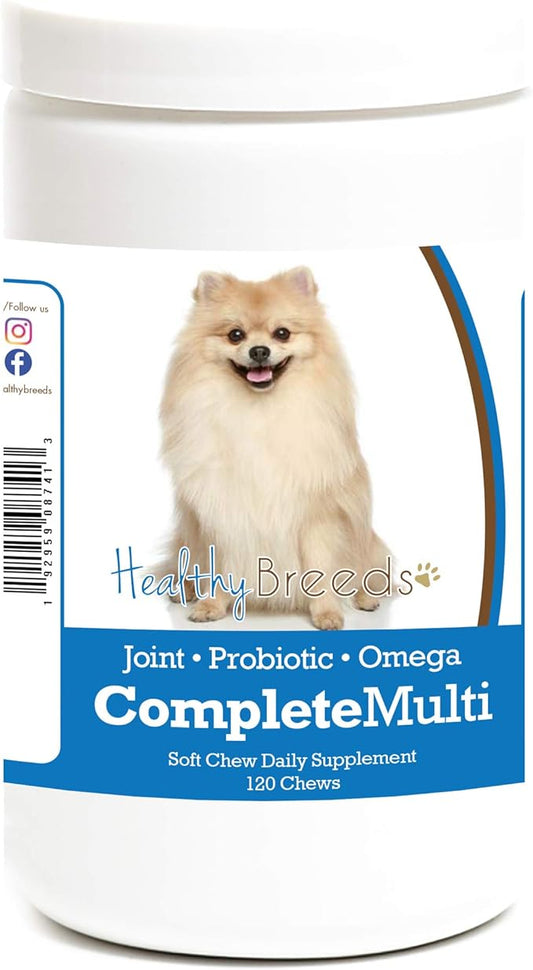Healthy Breeds Pomeranian All in One Multivitamin Soft Chew 120 Count