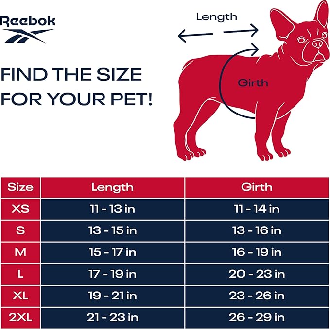 Reebok Dog Hoodie – Fleece Dog Sweater with Leash Hole, Cold Winter Dog Sweatshirt for Small Medium and Large Dogs, Premium Dog Fall Sweater Pullover Hoodie, Cozy Warm Perfect Dog Christmas Outfit