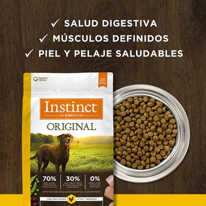 Instinct Original Grain Free Recipe with Real Chicken Natural Dry Dog Food, 4 lb. Bag