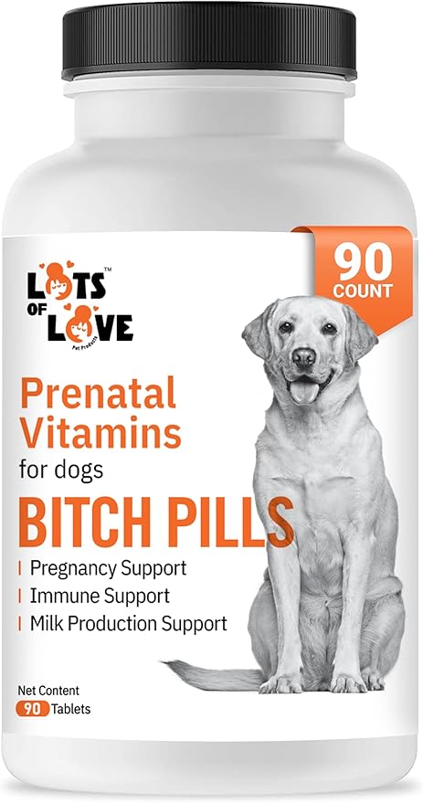 Bitch Pills - Prenatal Dog Vitamins - 90 Tablets