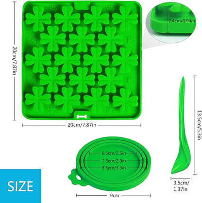 Lick Mat for Dogs Cats, Slow Feeder Pad, Dog Lick Mat, Food-Grade Silicone Treat Pad, Dry Wet Food Mat, Smell Training Slow Eating for Dogs and Cats, Boredom Anxiety Relief