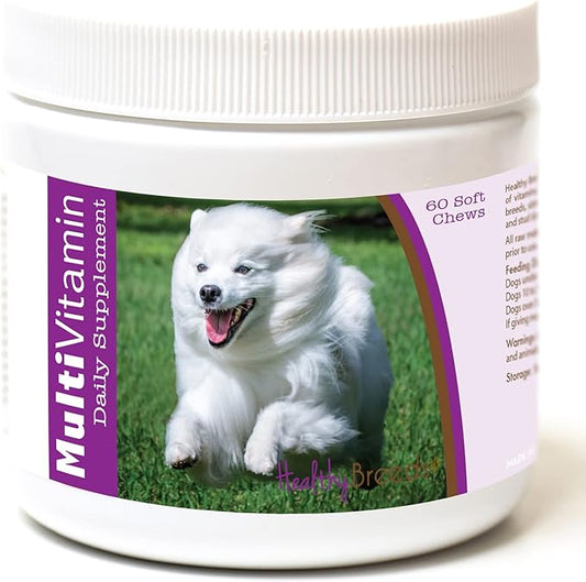 Healthy Breeds American Eskimo Dog Multi-Vitamin Soft Chews 60 Count