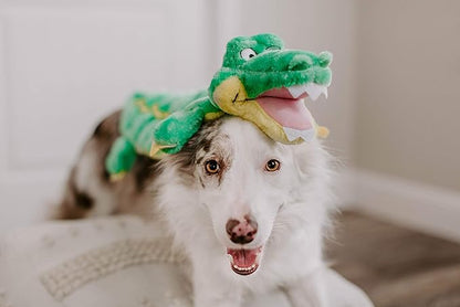 Outward Hound Squeaker Matz Plush Gator Dog Toy, XXL