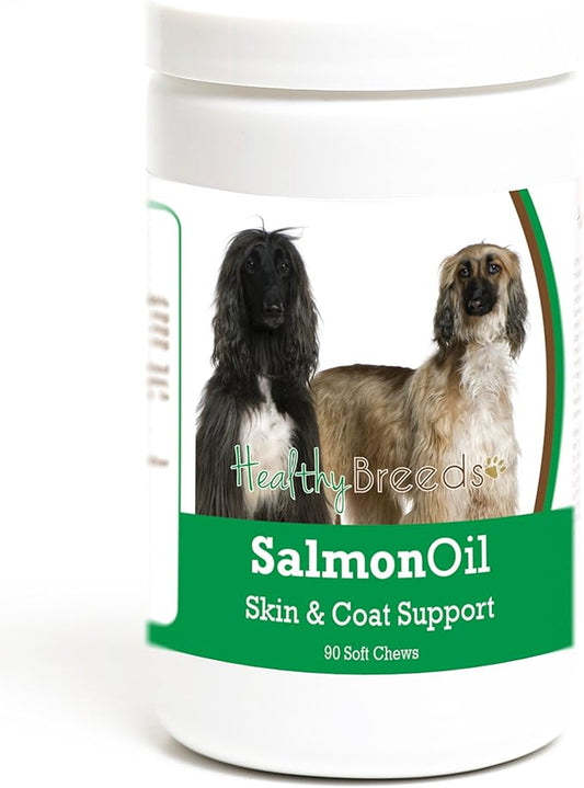 Healthy Breeds Afghan Hound Salmon Oil Soft Chews 90 Count