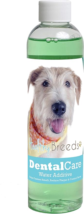 Healthy Breeds Dog Dental Care Water Additive for Glen of Imaal Terrier - Helps Freshen Breath, Reduce Plaque & Control Tartar - Mint Flavor - 8 oz