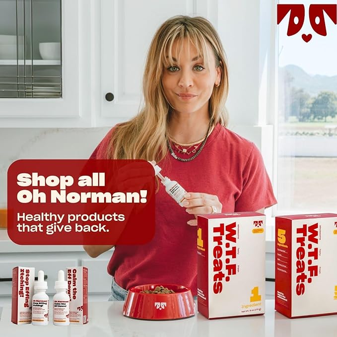 Soft Beef Jerky Dog Treats by Kaley Cuoco, Healthy Dog Treats for All Life Stages and Breeds, Air Dried, Ethically Sourced in Canada from Free Range Beef & Natural Ingredients, 5 Oz