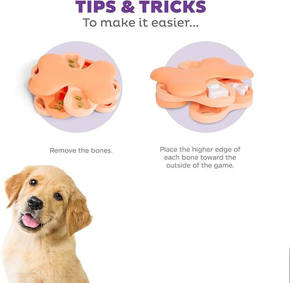 Nina Ottosson by Outward Hound Puppy Tornado Treat Puzzle Enrichment Toy for Puppies, Level 2 Intermediate, Pink