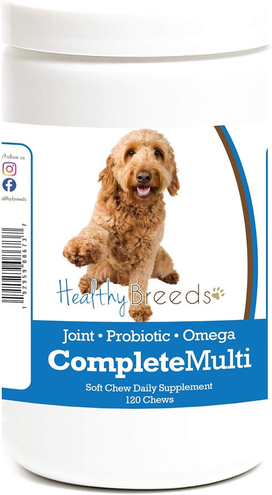 Healthy Breeds Goldendoodle All in One Multivitamin Soft Chew 120 Count