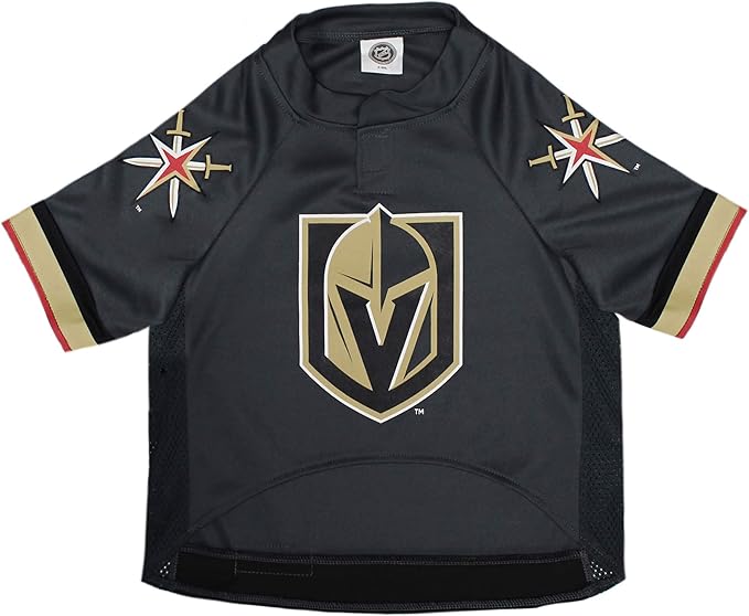 NHL LAS VEGAS GOLDEN KNIGHTS JERSEY for Dogs & Cats, XX-Large