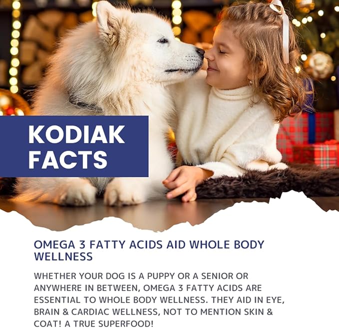18oz Wild Alaskan Salmon Oil Formula for Dogs & Cats, a Balanced Blend of Pure Fish Oils with EPA and DHA from Wild-Caught Fish. Support for Skin & Coat, Joints, and Immune Health.