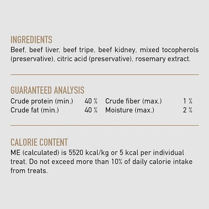ORIJEN® Freeze Dried Dog Treats, Grain Free, High Protein, Raw Animal Ingredients, Ranch-Raised Beef, 3.25oz