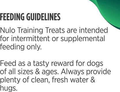 Nulo Freestyle Trainers Dog Treats: Grain Free Dog Training Treats - Healthy Low Calorie Treat Reward for Adult and Puppy Dogs - Gluten Free Dog Treat for Any Size or Breed - Duck Recipe - 4 oz Bag