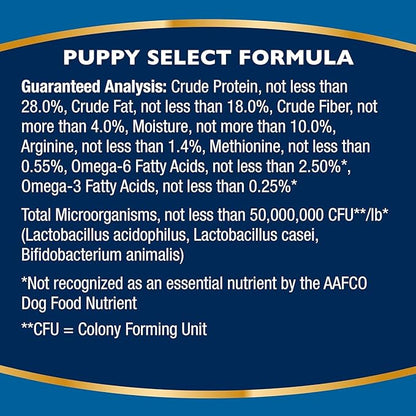 Bil-Jac Puppy Food 6lb (2-Pack) Dry Dog Food Puppy Select Formula - Real Chicken 1st Ingredient, Easy to Chew Bites, Small Breed or Large Breed - Super Premium Since 1947