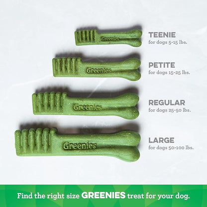 Greenies Large Dental Dog Treats, Gingerbread Flavor, 6 oz. Pack (4 Count)
