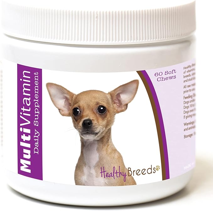 Healthy Breeds Chihuahua Multi-Vitamin Soft Chews 60 Count