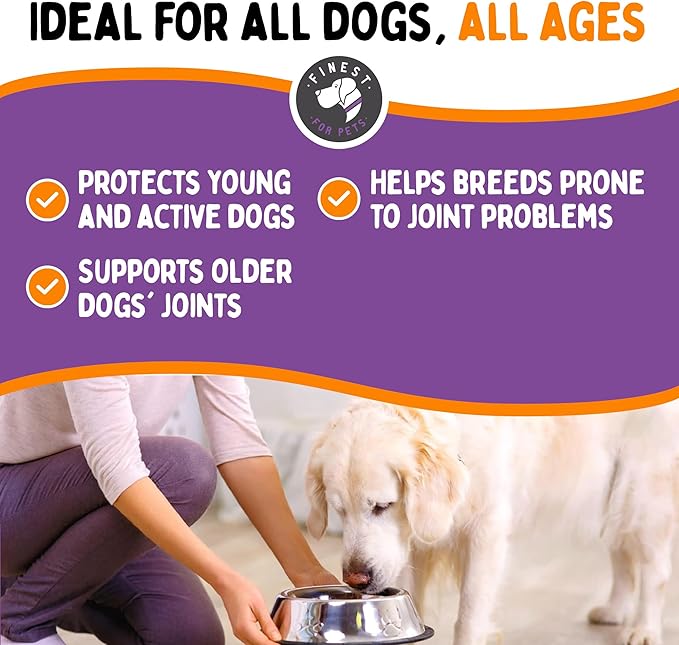 Advanced Joint Repair + Hemp Hip & Joint Health Supplement for Dogs - Relieves Arthritis, Pain & Inflammation, Improve Mobility, Extra Strength Soft Chew Treats with Glucosamine, Chondroitin & MSM