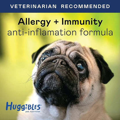 Allergy & Immunity Chews for Dogs, Dog Supplement for Allergy Relief with Omega, Promotes Itch Relief, Allergy Relief, Immune System, and Longevity