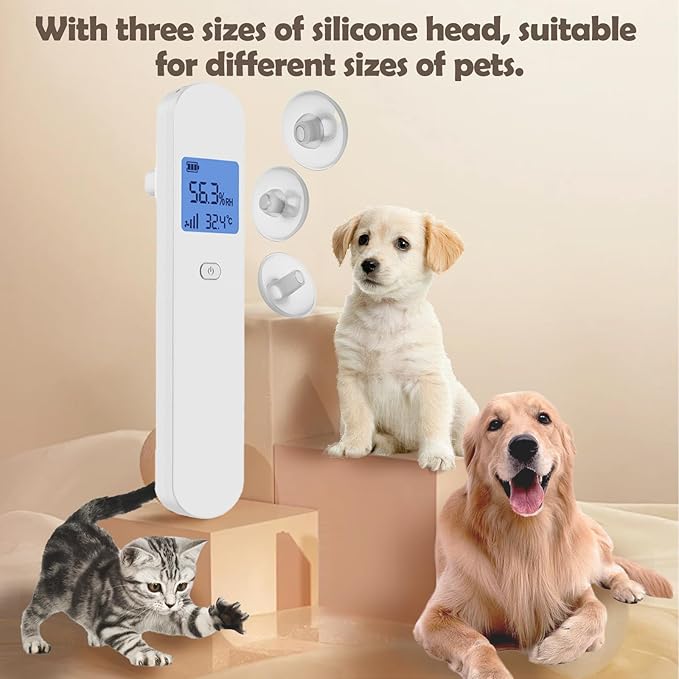 Pet Ear Dryer Quick & Gentle Drying for Dogs and Cats - Portable, Battery-Operated, with Soothing Warm Air Flow - Perfect Grooming Tool After Baths