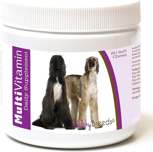 Healthy Breeds Afghan Hound Multi-Vitamin Soft Chews 60 Count
