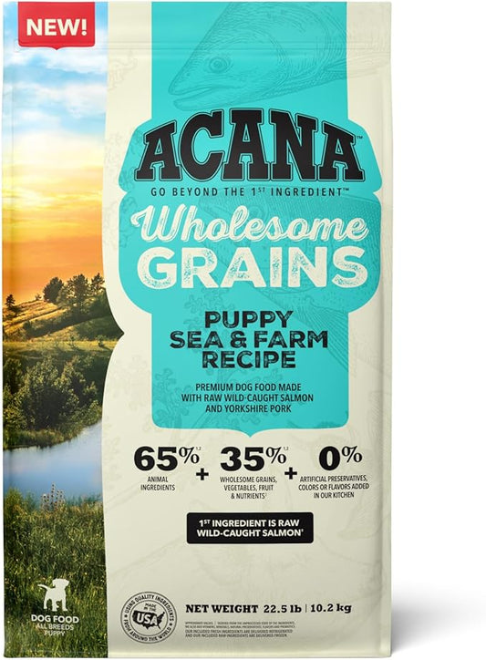 ACANA™ Wholesome Grains Dry Dog Food Puppy Sea & Farm Recipe, 22.5lb