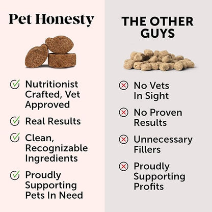 Pet Honesty Dog Allergy Relief Immunity - Dog Allergy Chews, Probiotics for Dogs, Seasonal Allergies, Dog Skin and Coat Supplement, Itch Relief for Dogs, Allergy Support Supplement (Salmon, 180 count)