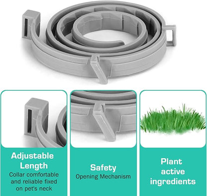 UrbanX Natural Flea Flea & Tick Treatment & Prevention Collar for Medium & Large Dogs, Waterproof, Adjustable (2 Packs)